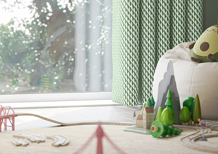 Jaipur, Bottle Green - Made to Measure Curtains - Image 5